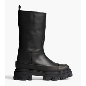 GANNI Tubular chunky-sole boots size 41EU